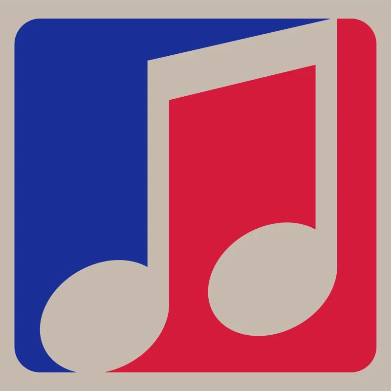 rouge bleu button musicnote cool contour signe part