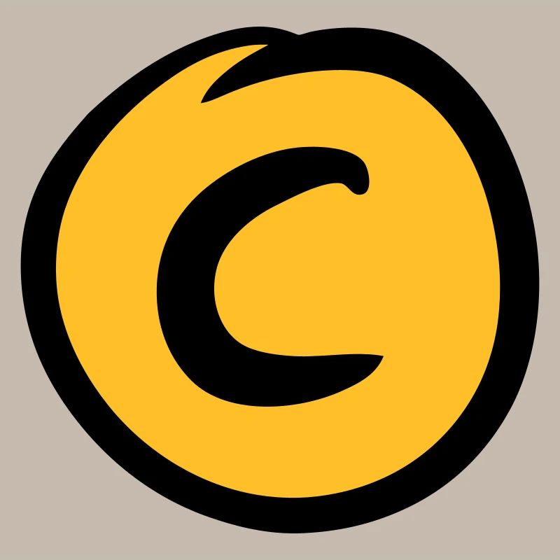 Copyright Marks. © Copy Symbol. Hand drawn.