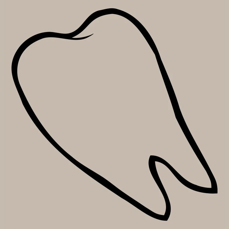 Verlorener Backenzahn Comic