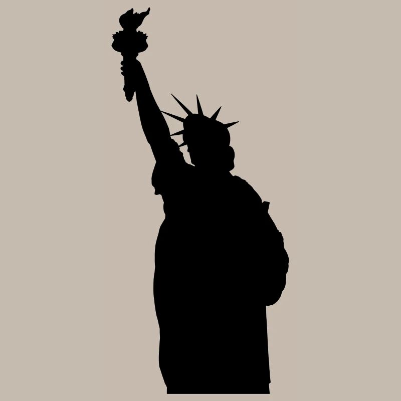 Freiheitsstatue Silhouette