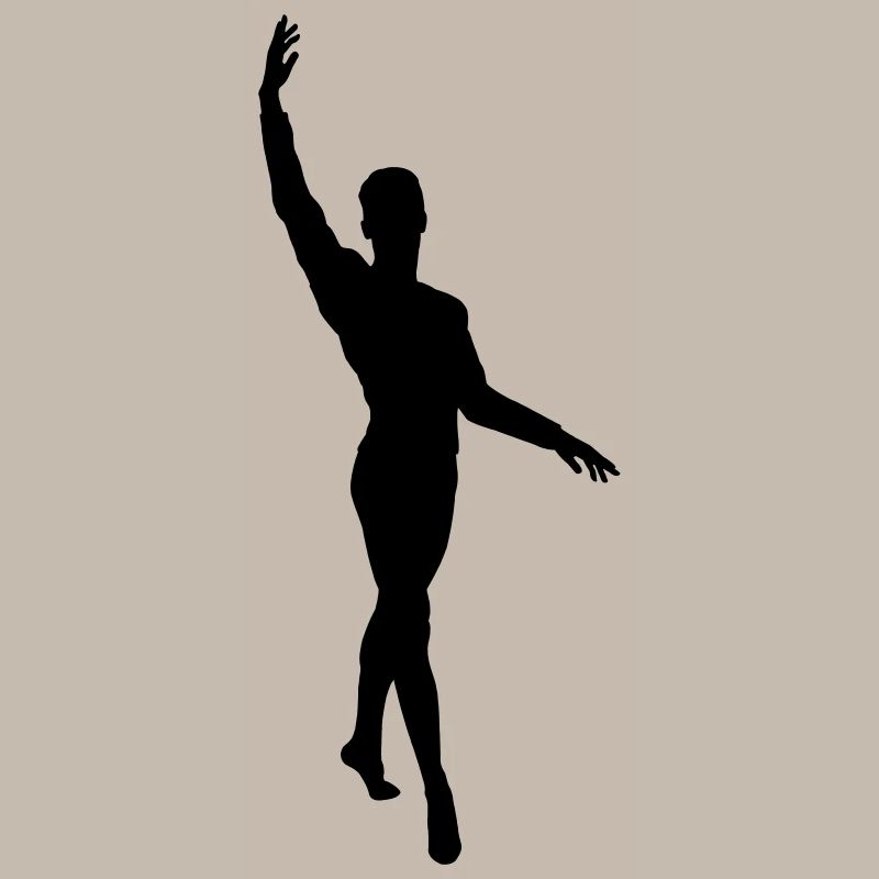 Danseuse de ballet vecteur Silhouette