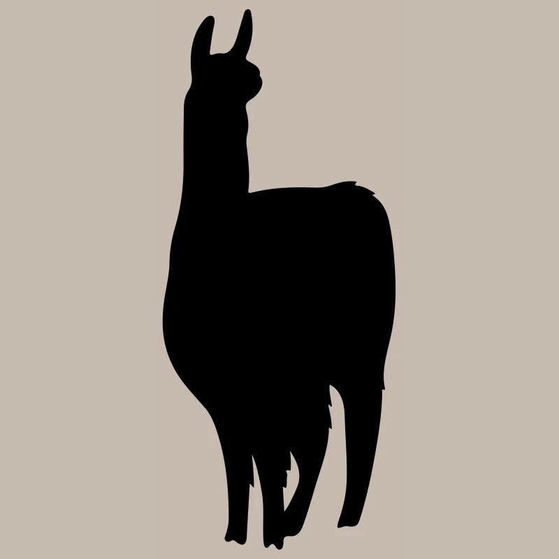 lama silhouette
