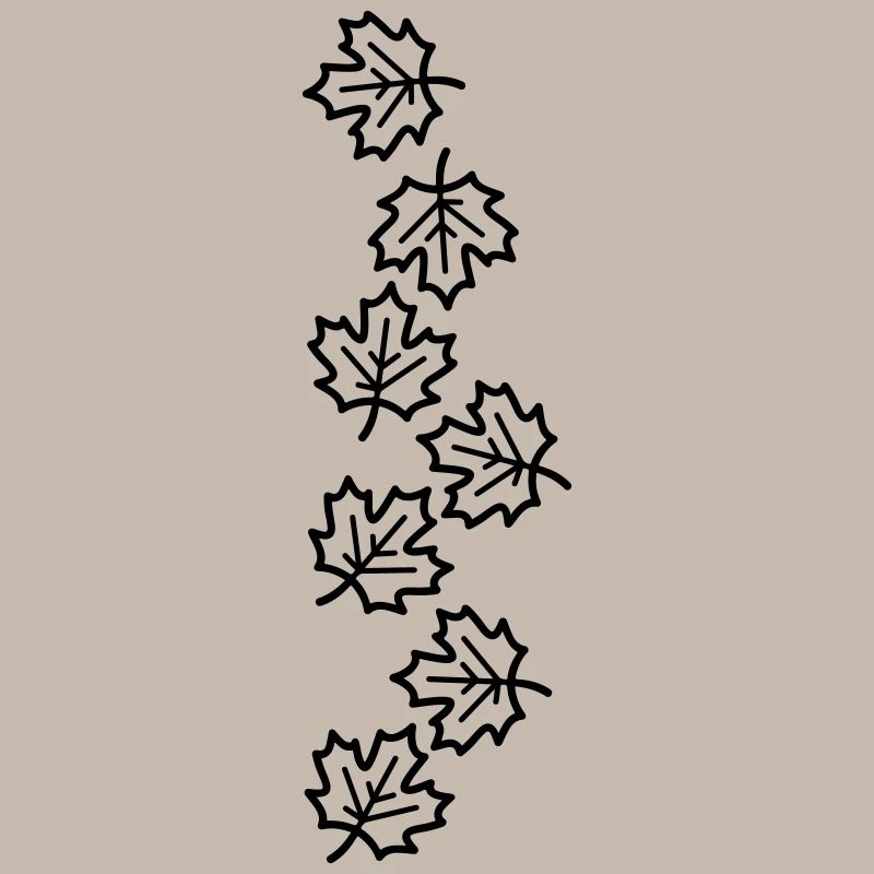 Feuille d’érable feuilles d’automne icône