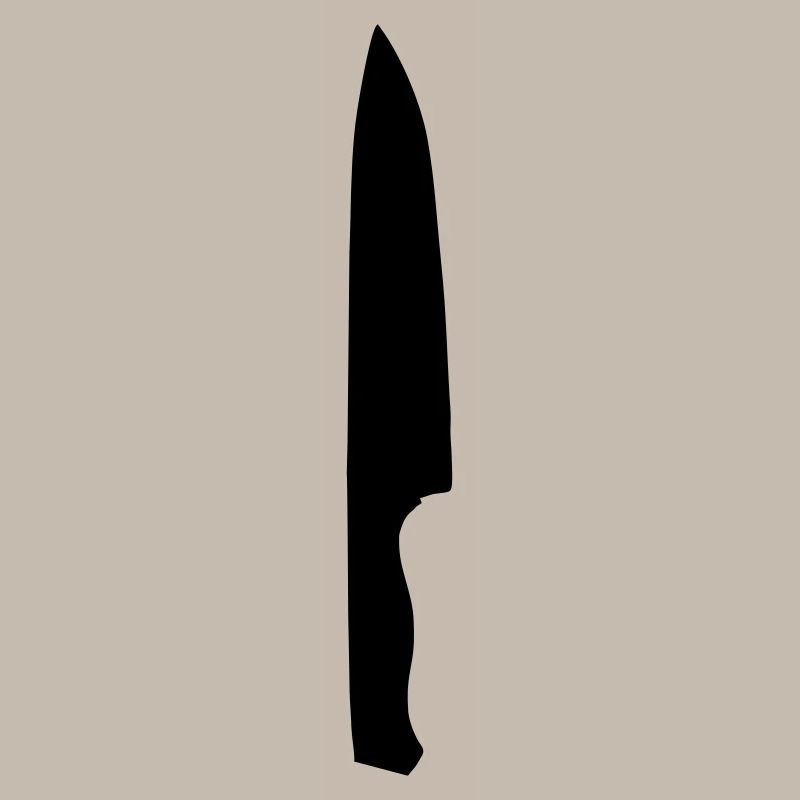 Messer-Silhouette