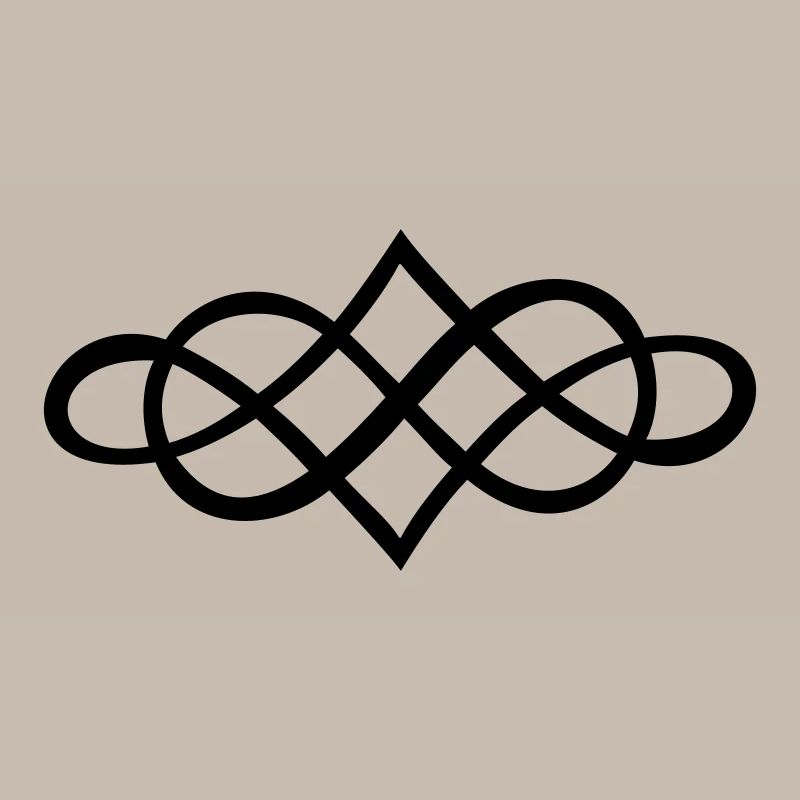 symbole de l'infini / infinity ornament (1c)