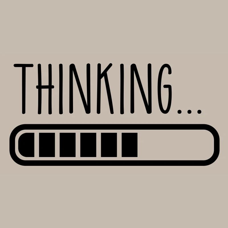 loading laden thinking denken
