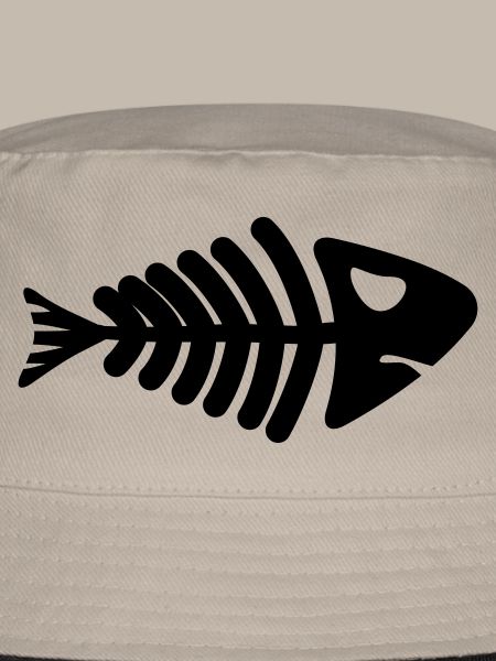 fish skeleton bone tail