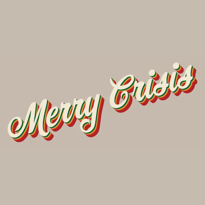Conception de Noël Merry Crisis