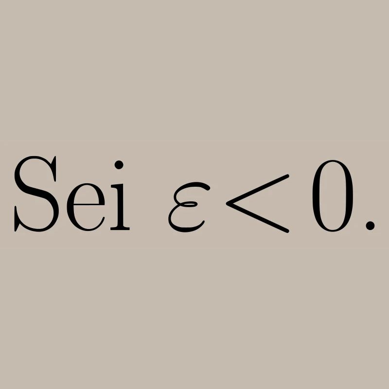 Sei epsilon < 0. Geschenk Idee