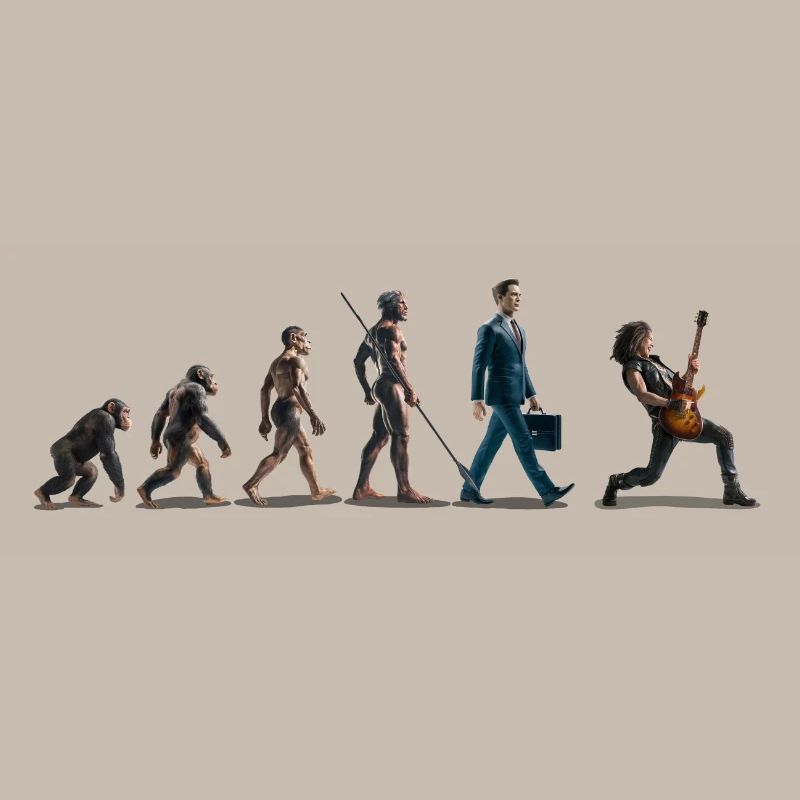 Evolution Guitar Player