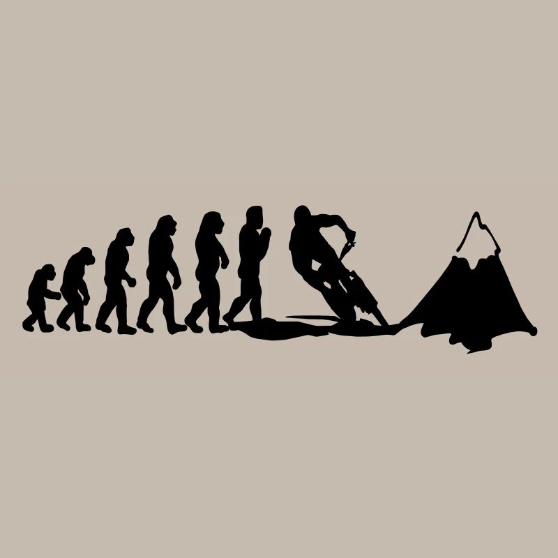 l'évolution de vélo de montagne
