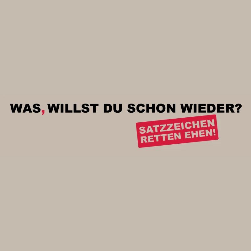 Satzzeichen retten Ehen!