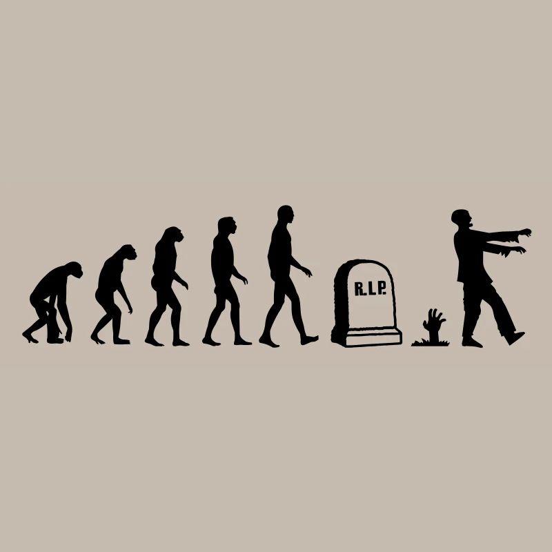 Evolution de Zombie - déguisement Halloween -