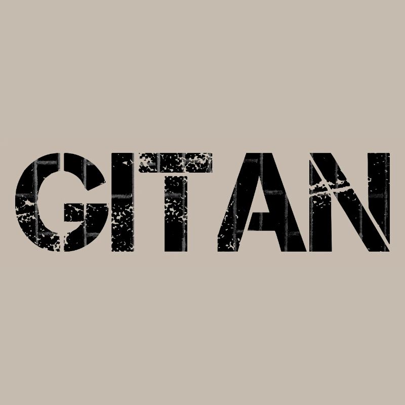 Gitan usé brique brun
