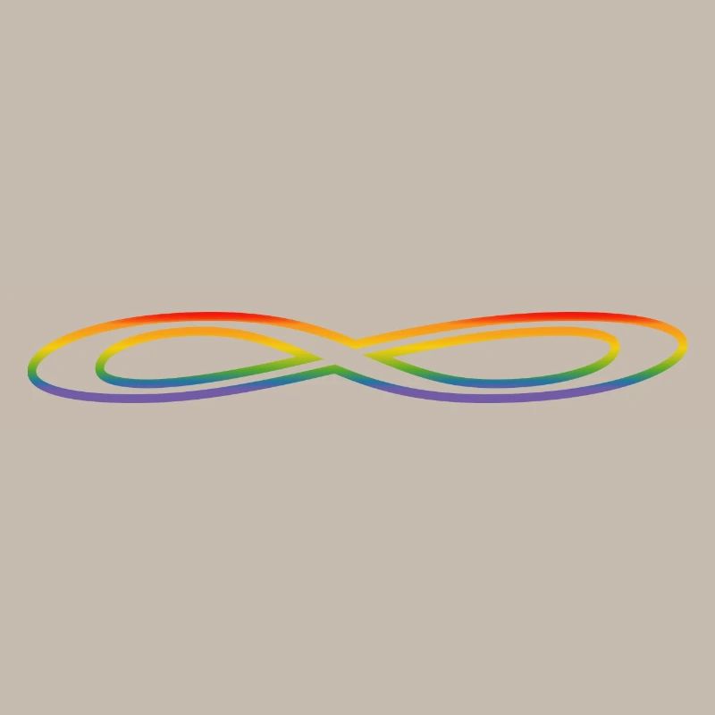 Regenbogen breite Unendlichkeit