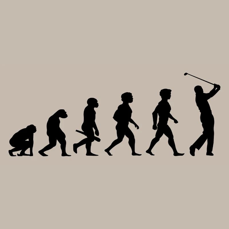 Evolution Golf Golfer Golfspieler Golfplatz