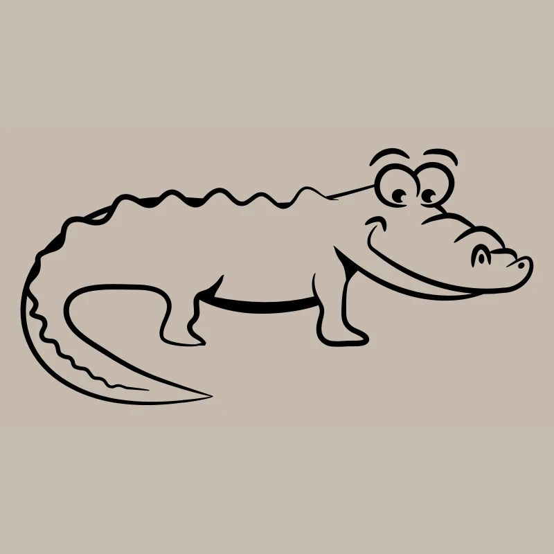 Crocodile douce aimante