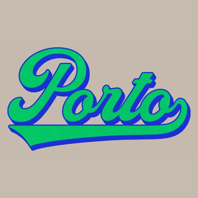 Porto Neon Script Retro