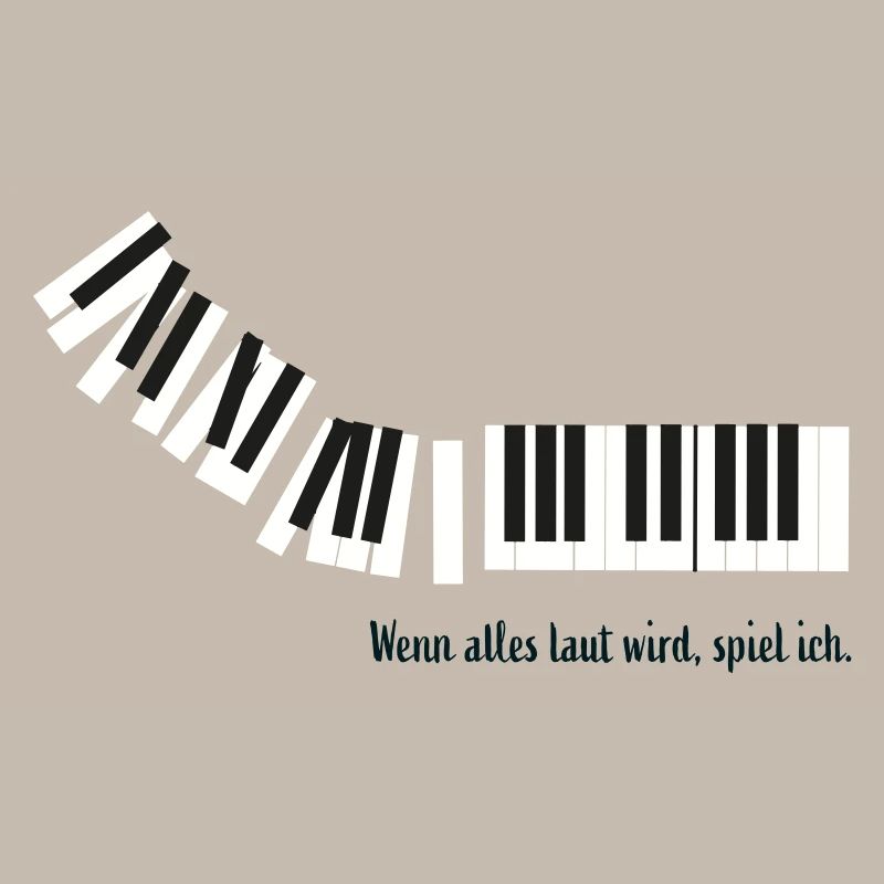 Wenn alles laut wird, spiel ich.