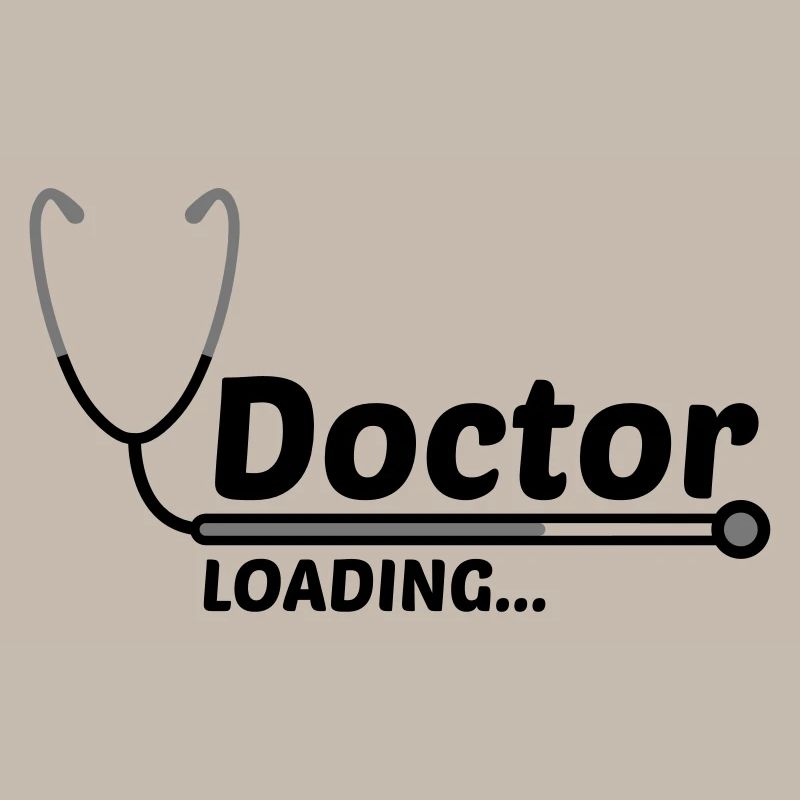 doctor training loading loading bar stethoscope ab