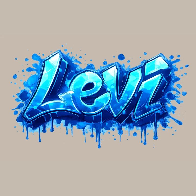 LEVI GRAFFITI NAME FOR PERFECT GIFT PRINTABLE 