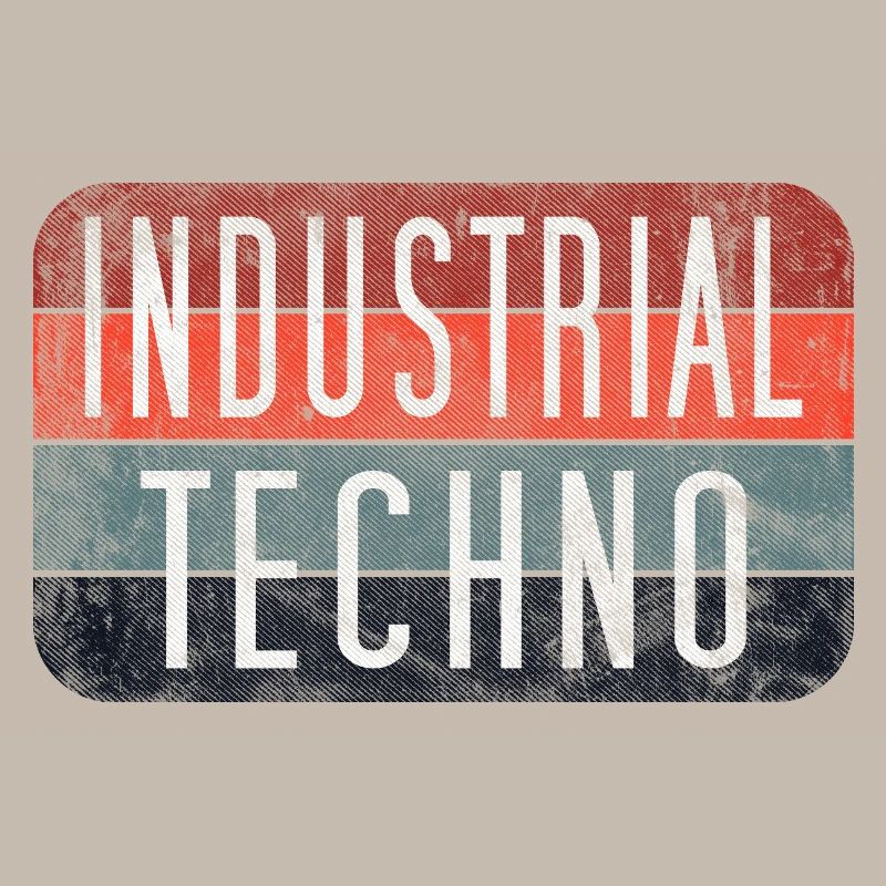 Industrial Techno Retro Gradient