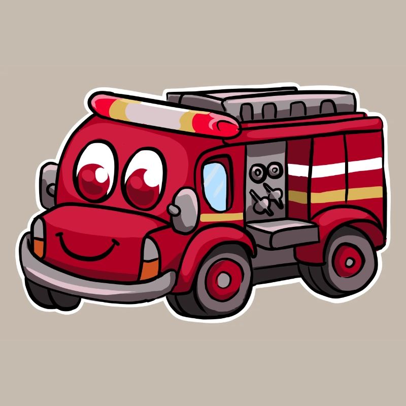 Fire truck fire brigade
