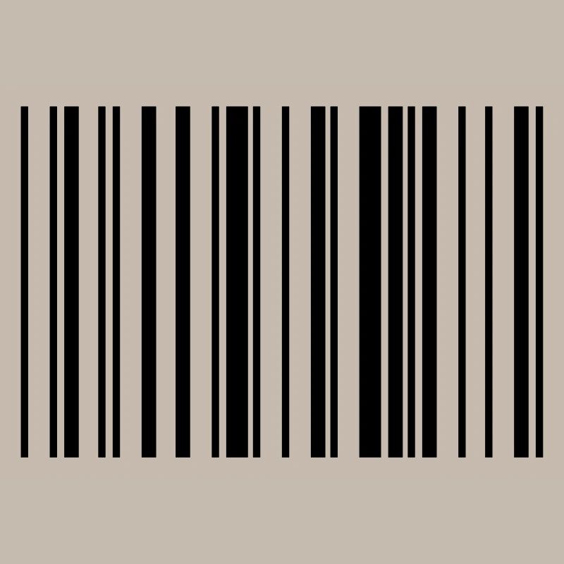 Bande de code à barres rayée