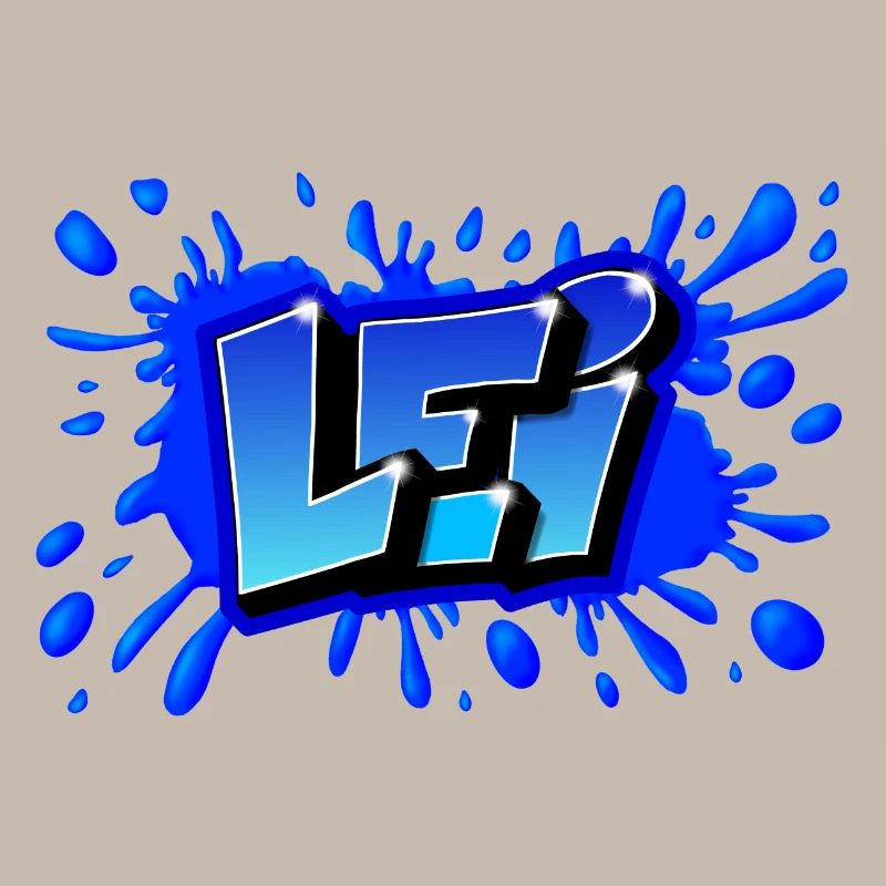 GRAFFITI FIRST NAME LEI PRINTABLE