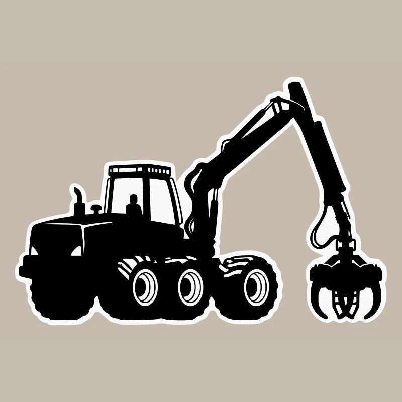 Harvester Silhouette