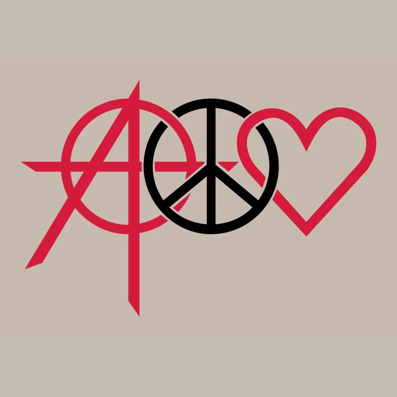 anarchy peace love (2c)