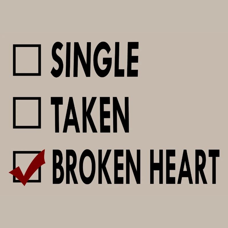 SINGLE noir blanc BROKEN
