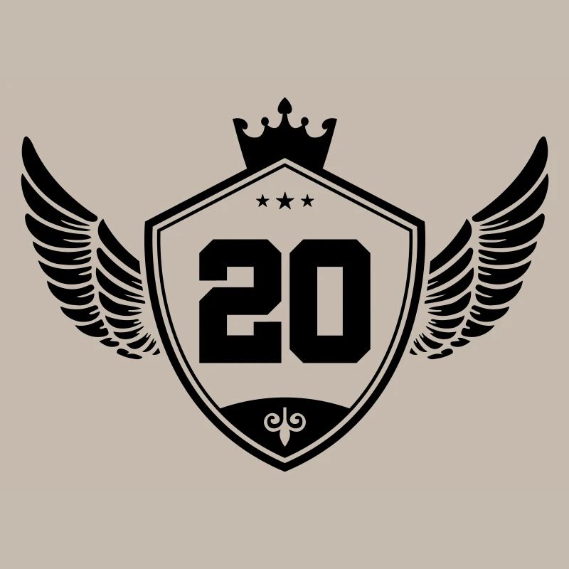20 wappen krone