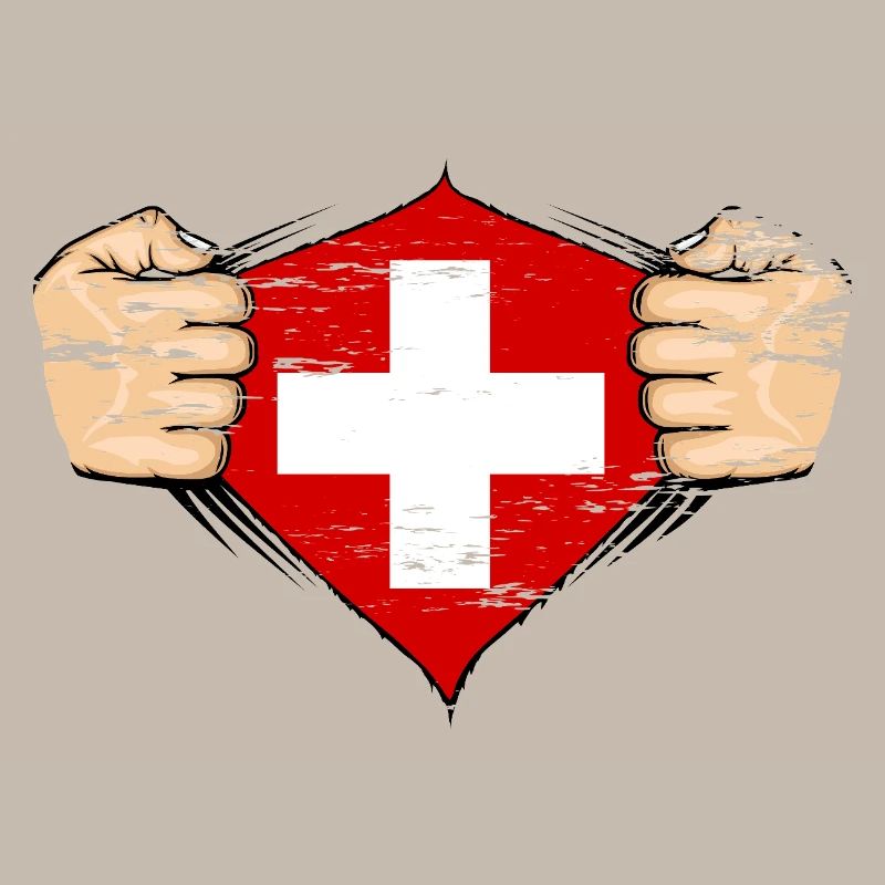Drapeau suisse utilisé