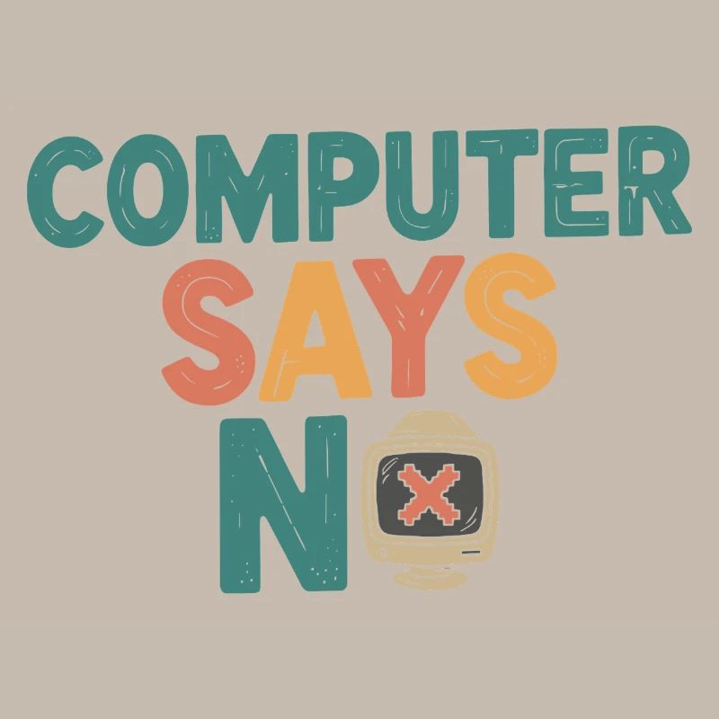 Retro Computer Says No
