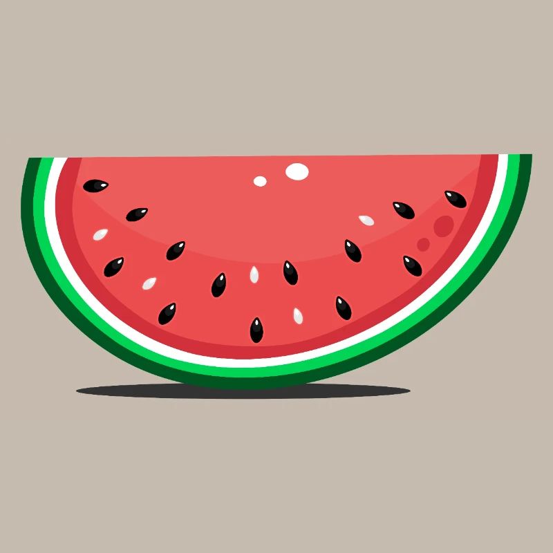 Wassermelone Design Scheibe