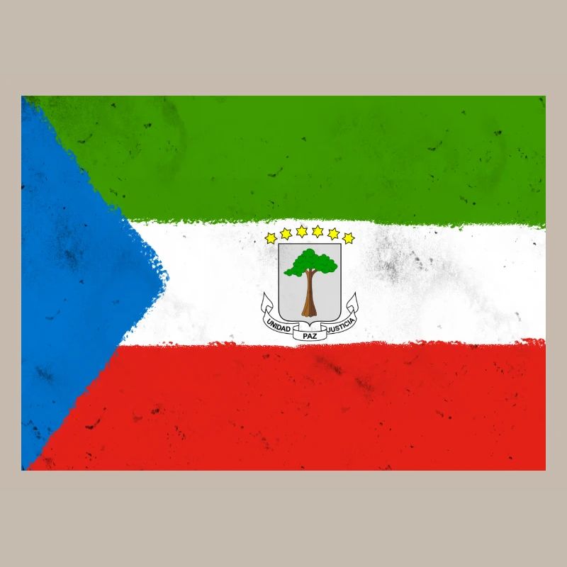Drapeau de la Guinée équatoriale – Identité tropicale