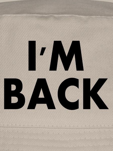 I'm back