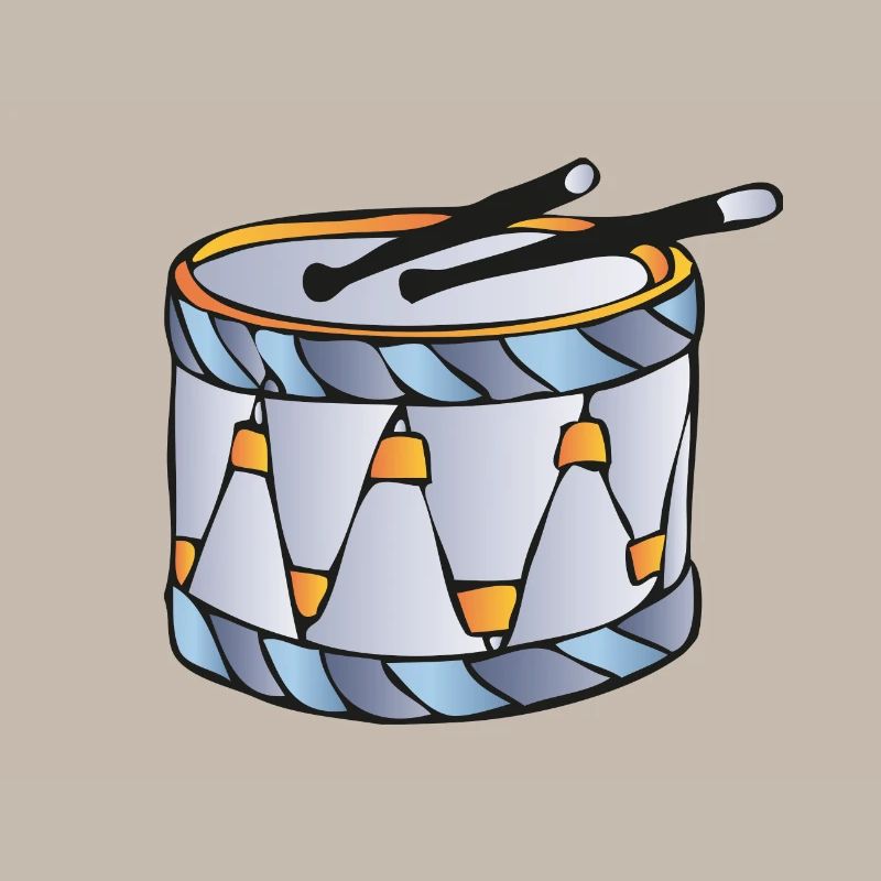 drums drawing