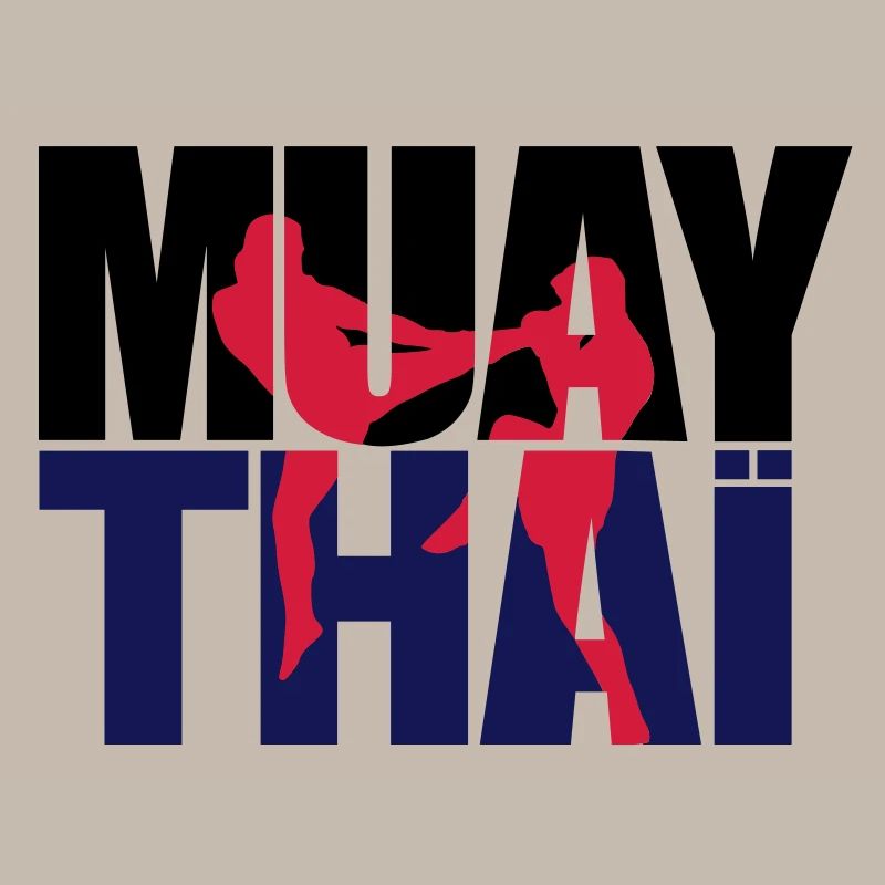 Muay thai logo full Boxe thailandaise