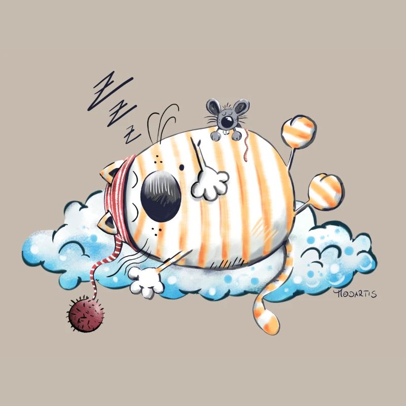 Sleeping Cat - Chat