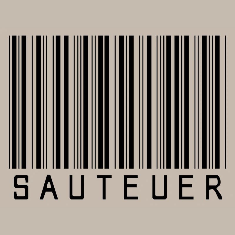 Strichcode "SAUTEUER" black/schwarz