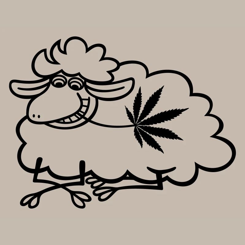 Schaf Hanf liegend