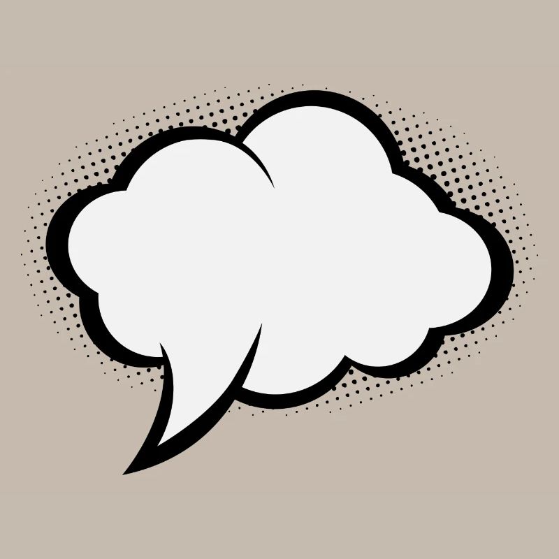 Bulle d'expression de bande dessinée