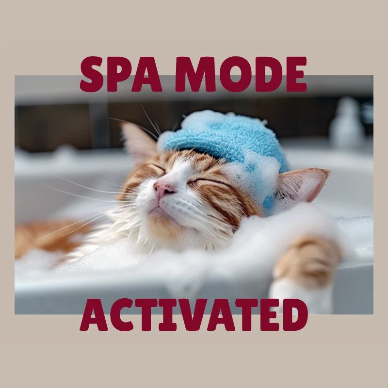 Spa-Modus Katze