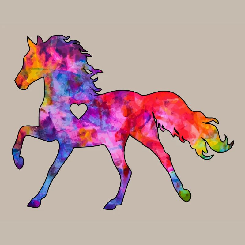 Pferd mit Herz