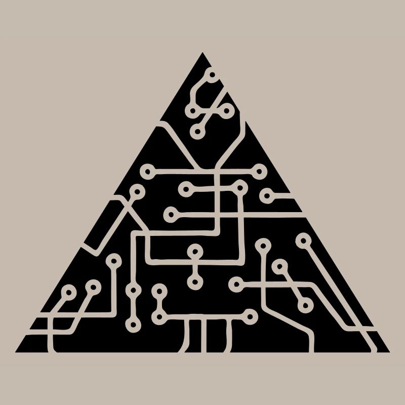 triangular shape microchip technology cool design