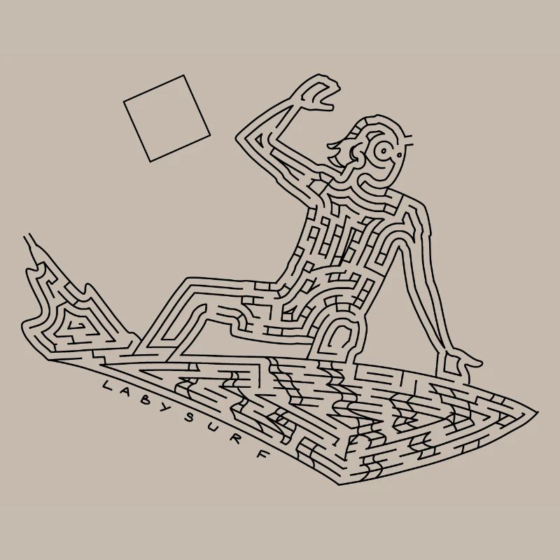 Labyrinthe Surfeur (version noire)