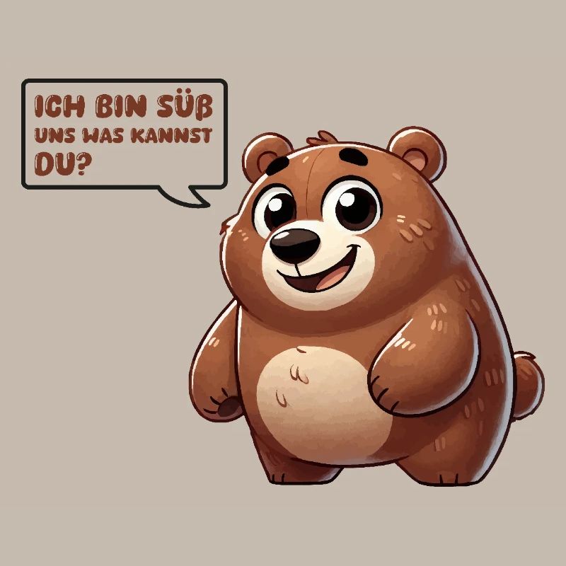 bär comic süß