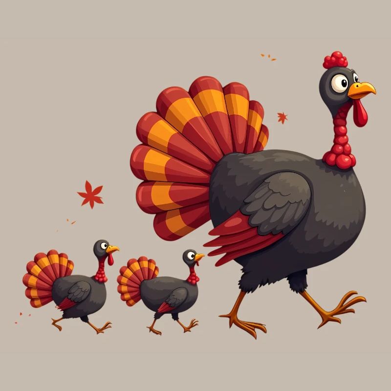 Bébé dinde de Thanksgiving